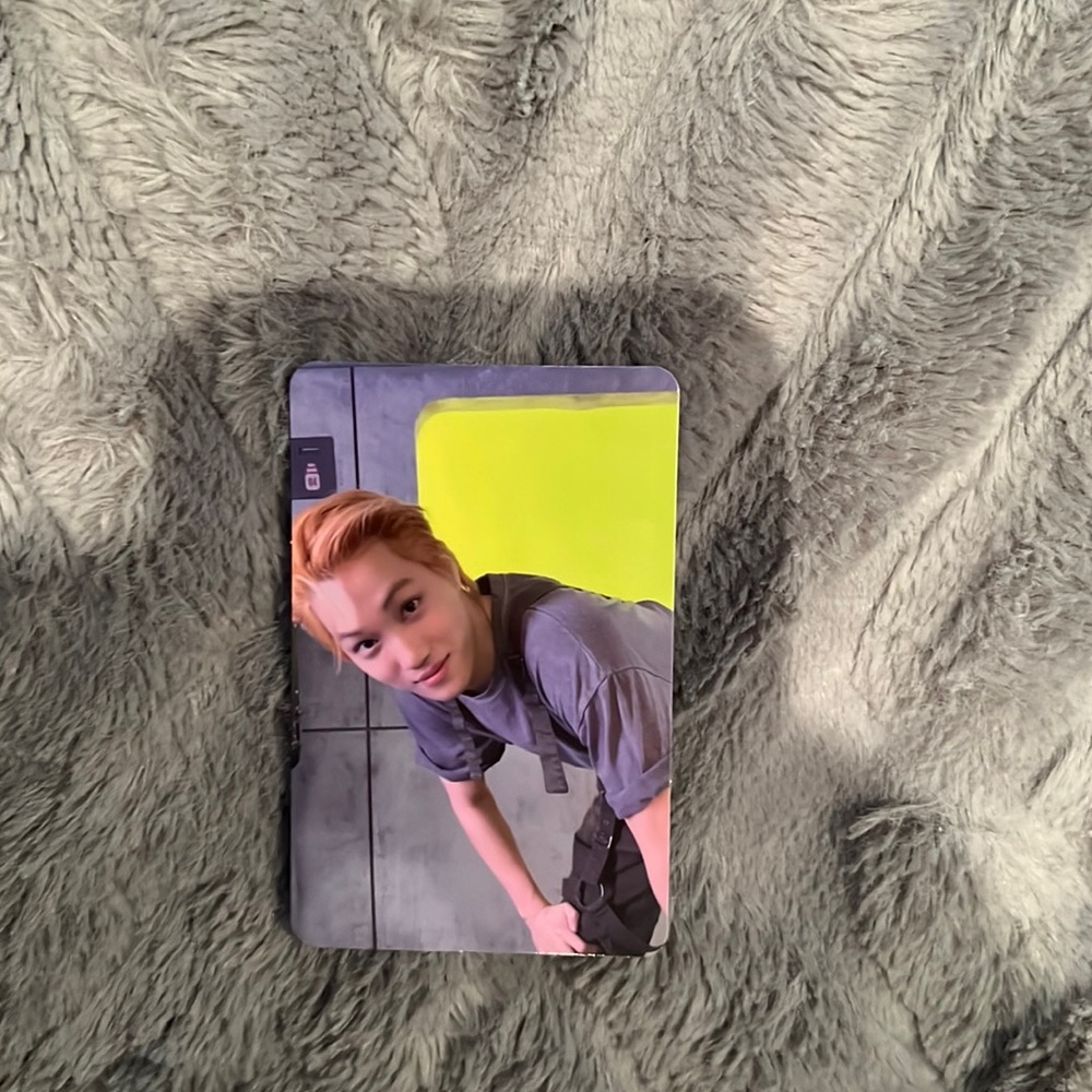 EXO Dont fight the feeling KAI photo card- Ships with top loader.